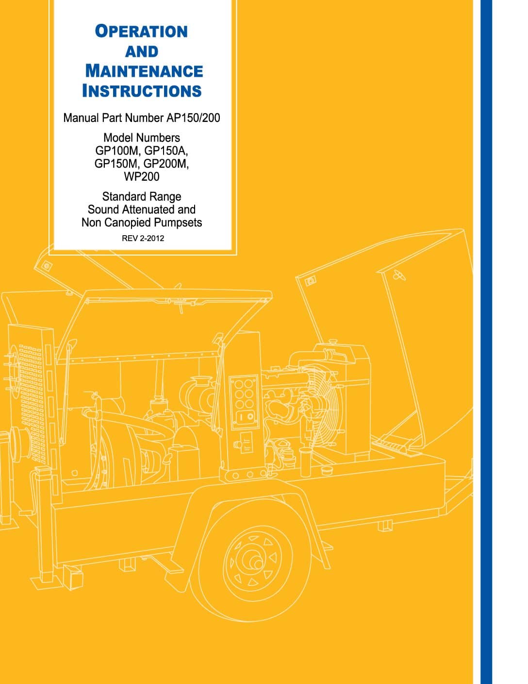 2012 Operation Manual Cover
